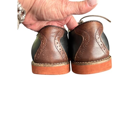 G.H. Bass Men\'s Burlington Leather Two-Tone Saddle Shoes Preppy Retro Oxford 13 main image 6